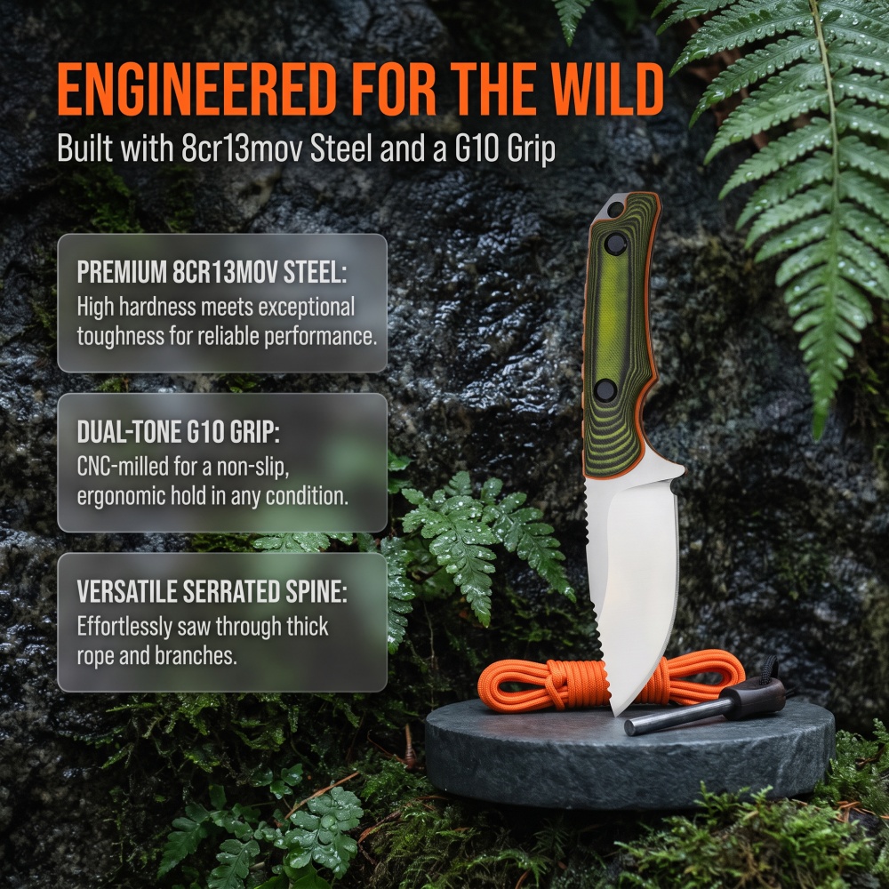 15017 Hiking Backpacking Trekk - Edc Everyday Carry Knives recension och pris