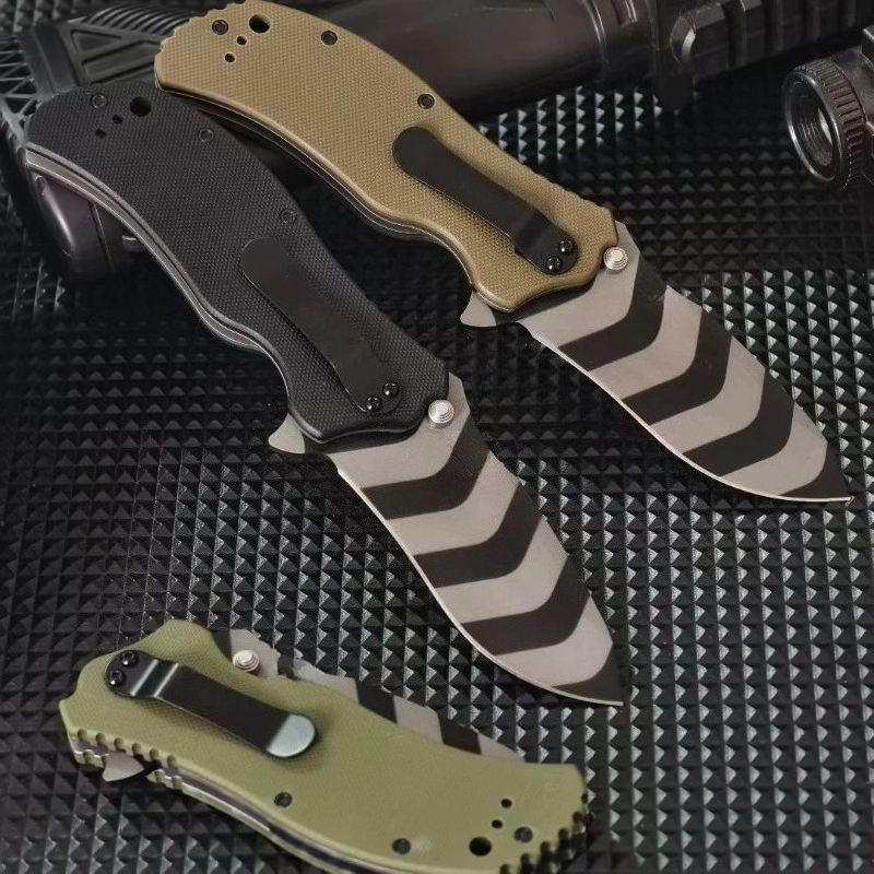 New D2 Blade G10 Handle Pocket - Edc Carry Knife recension och pris