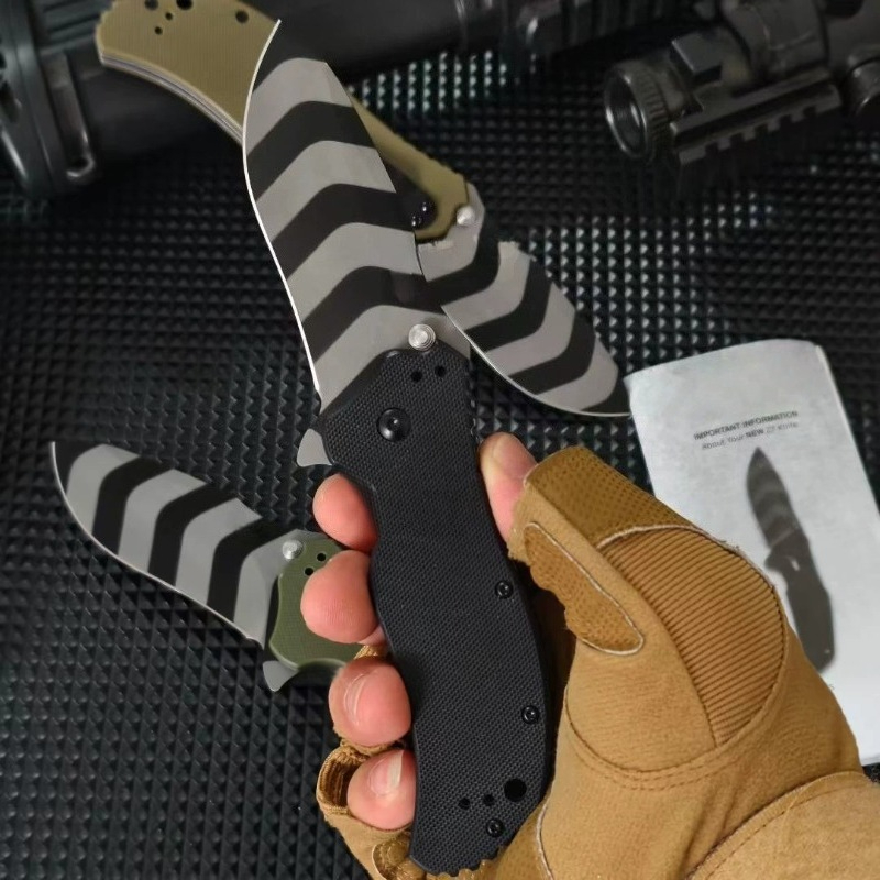 New D2 Blade G10 Handle Pocket - Edc Carry Knife recension och pris